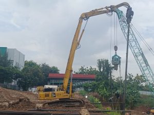 Sewa Excavator Vibro Hammer Malang