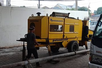 Sewa Pompa Beton Kodok Cisauk